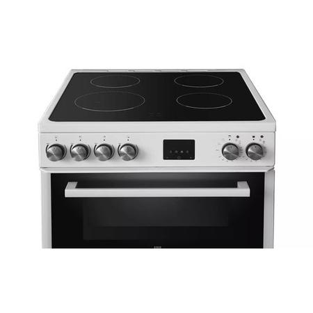 Refurbished New World NWLS60DEW 60cm Double Oven Electric Cooker White