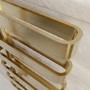 ALMOST PERFECT - Brass Designer Curved Towel Radiator 850 x 500mm - Ordos