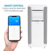 electriQ 14000 BTU Smart Portable Air Conditioner with Heat Pump