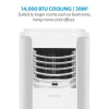 Refurbished electriQ P15C 14000 BTU Portable Air Conditioner
