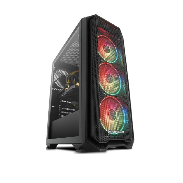 Refurbished PC Specialist Ryzen 5 5600X 16GB 2TB & 512GB RTX 3060Ti 8GB Windows 11 Gaming Desktop
