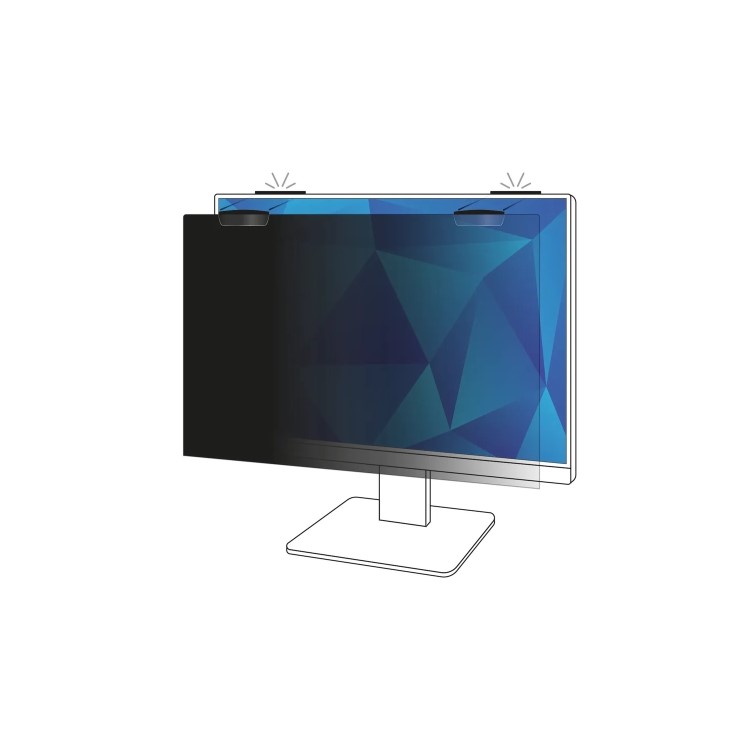 3M PF24.0W9 24.0" Widescreen 16_9 Desktop Monitor Privacy Filter Frameless
