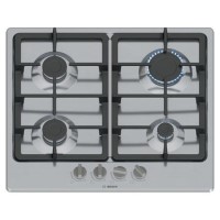 Refurbished Bosch Series 4 60cm 4 Burner Gas Hob - Stainless Steel