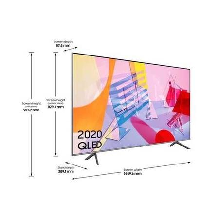 Refurbished Samsung 65" 4K Ultra HD with HDR10+ QLED Smart TV