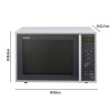 Refurbished Sharp R959SLMAA 40L 900W Digital Combination Microwave Oven