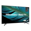 Refurbished Hisense Roku 43&quot; 4K Ultra HD with HDR LED Freeview Smart TV without Stand