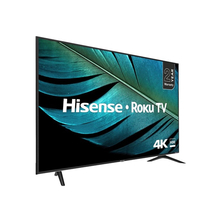Refurbished Hisense Roku B7120 50" 4K Ultra HD with HDR LED Freeview Play Smart TV