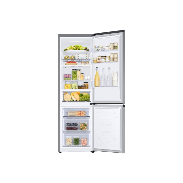 Refurbished Samsung RB36T602ESA/EU Freestanding 365 Litre 70/70 Frost Free Fridge Freezer Silver