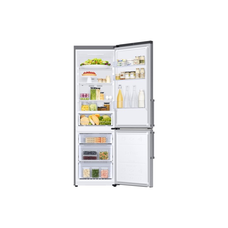 Refurbished Samsung RB36T620ESA Freestanding 375 Litre 70/30 Frost Free Fridge Freezer Silver