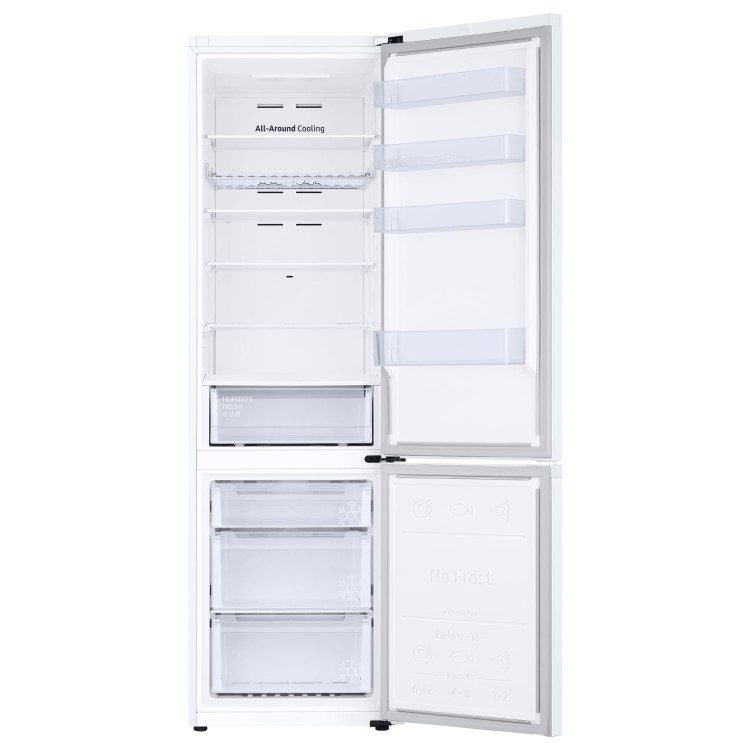 Refurbished Samsung Series 6 RB38C602EWW Freestanding 390 Litre 70/30 Frost Free Fridge Freezer White
