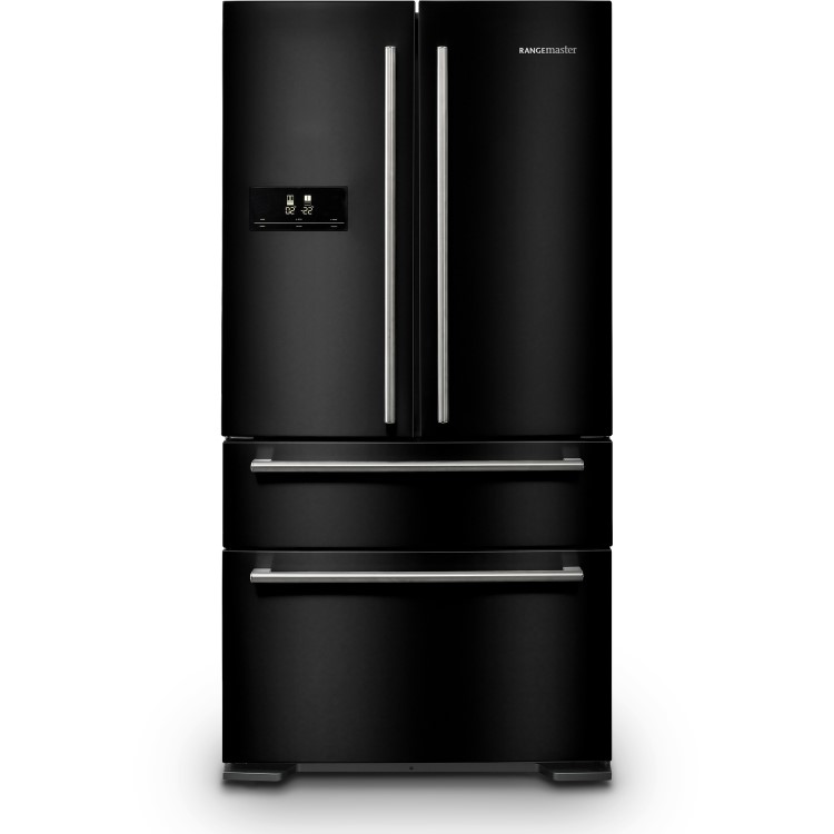 Rangemaster 467 Litre American Fridge Freezer - Black