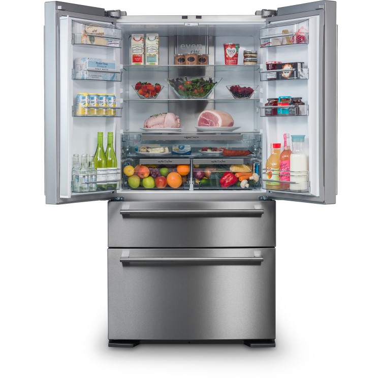 Rangemaster 557 Litre American Fridge Freezer - Stainless steel
