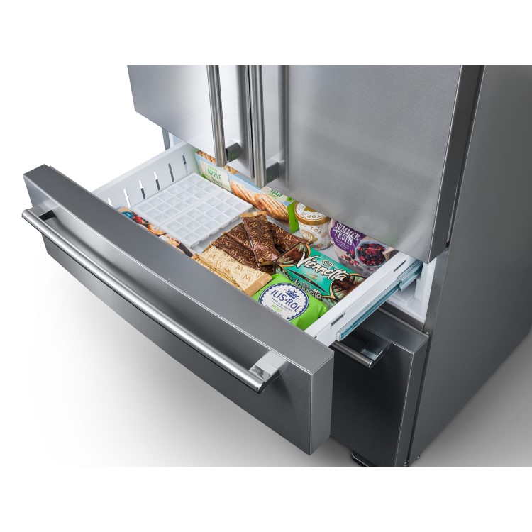 Rangemaster 557 Litre American Fridge Freezer - Stainless steel
