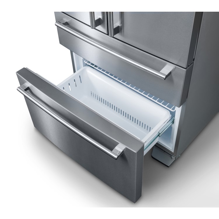 Rangemaster 557 Litre American Fridge Freezer - Stainless steel