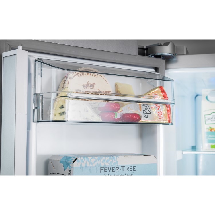Rangemaster 557 Litre American Fridge Freezer - Stainless steel