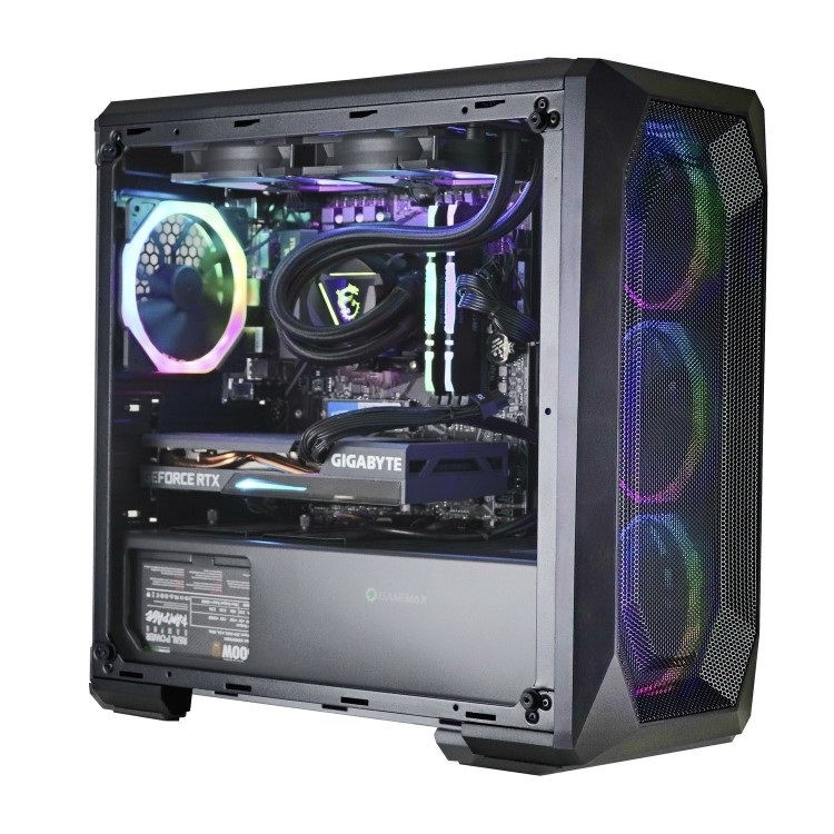 Refurbished React Hunter AMD Ryzen 9 5900X 32GB 2TB & 500GB RTX 3070 Windows 10 Gaming Desktop