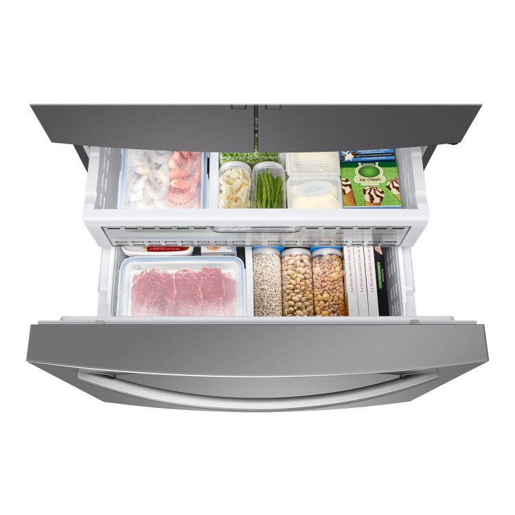 Refurbished Samsung RF23R62E3SR Freestanding 539 Litre American Fridge Freezer Silver