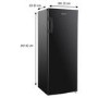 Russell Hobbs RH55LF142B Freestanding 142cm Tall Larder Fridge - Black