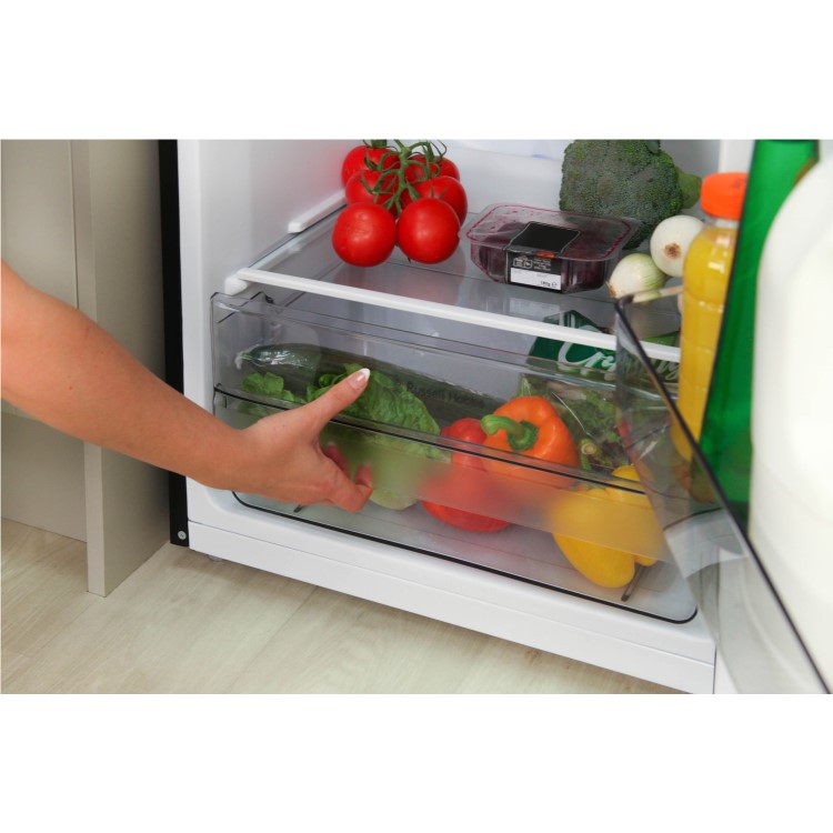 Russell Hobbs RH55LF142B Freestanding 142cm Tall Larder Fridge - Black