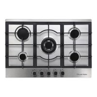 Refurbished Russell Hobbs RH75GH602SS 75cm 5 Burner Gas Hob