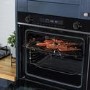 Refurbished 72 Litre Electric Built In Single Oven & Microwave - Black