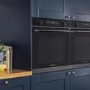 Refurbished 72 Litre Electric Built In Single Oven & Microwave - Black