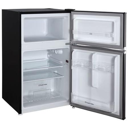 Refurbished Russell Hobbs RHUCFF50B Under Counter 90 Litre 70/30 Low Frost Fridge Freezer Black