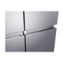 Refurbished Hisense PureFlat RQ758N4SAI1 609 Litre  American Fridge Freezer Stainless Steel