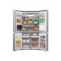 Refurbished Hisense PureFlat RQ758N4SAI1 609 Litre  American Fridge Freezer Stainless Steel