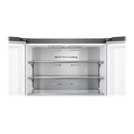 Refurbished Hisense PureFlat RQ758N4SAI1 609 Litre  American Fridge Freezer Stainless Steel