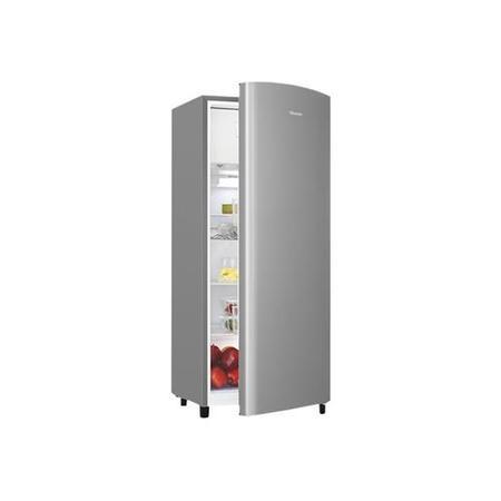 Refurbished Hisense RR220D4AD21 Freestanding 164 Litre Tall Fridge Silver