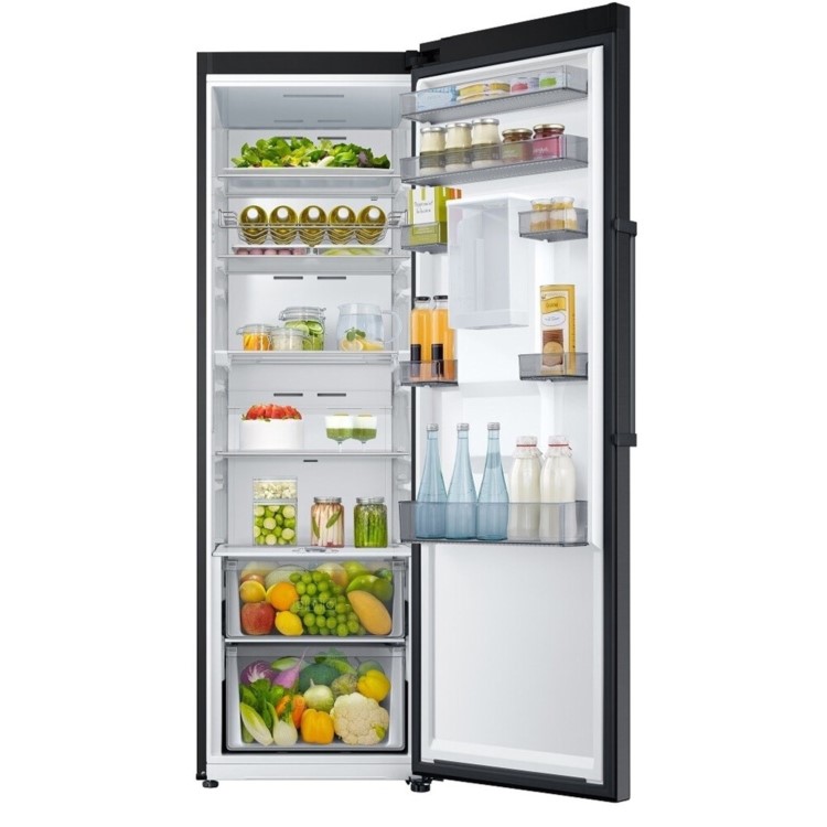 Refurbished Samsung RR39C7DJ5BN Freestanding 382 Litre Tall Larder Fridge Black