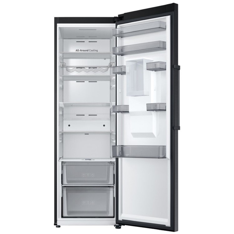 Refurbished Samsung RR39C7DJ5BN Freestanding 382 Litre Tall Larder Fridge Black