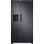 Refurbished Samsung RS67A8810B1 Freestanding 609 Litre 65/35 Frost Free American Fridge Freezer Black