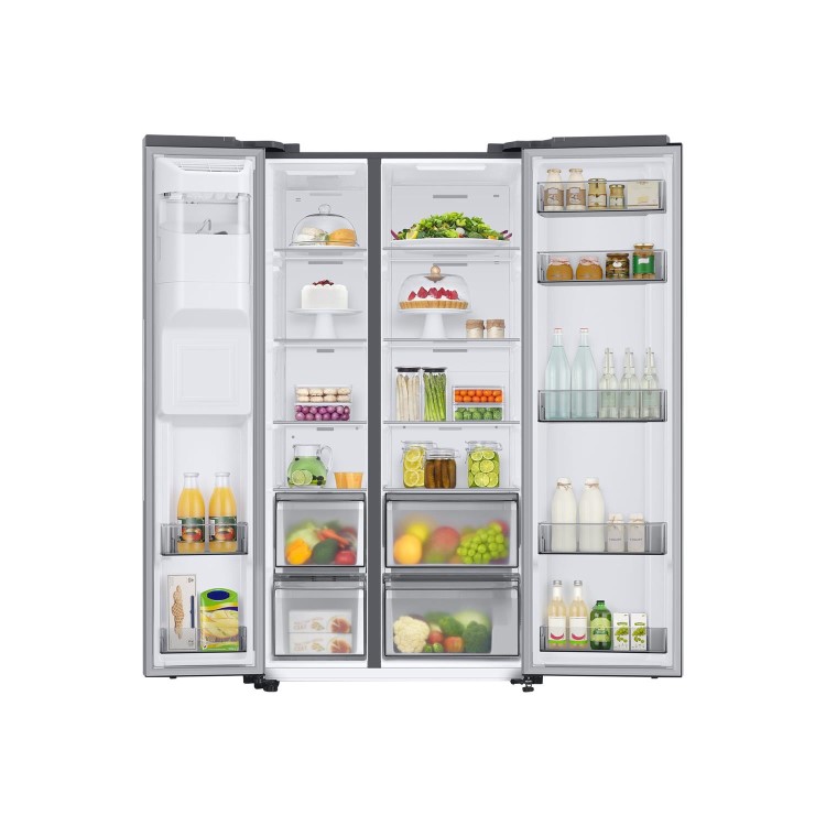 Refurbished Samsung RS68A8820SL/EU Freestanding 609 Litre American Fridge Freezer