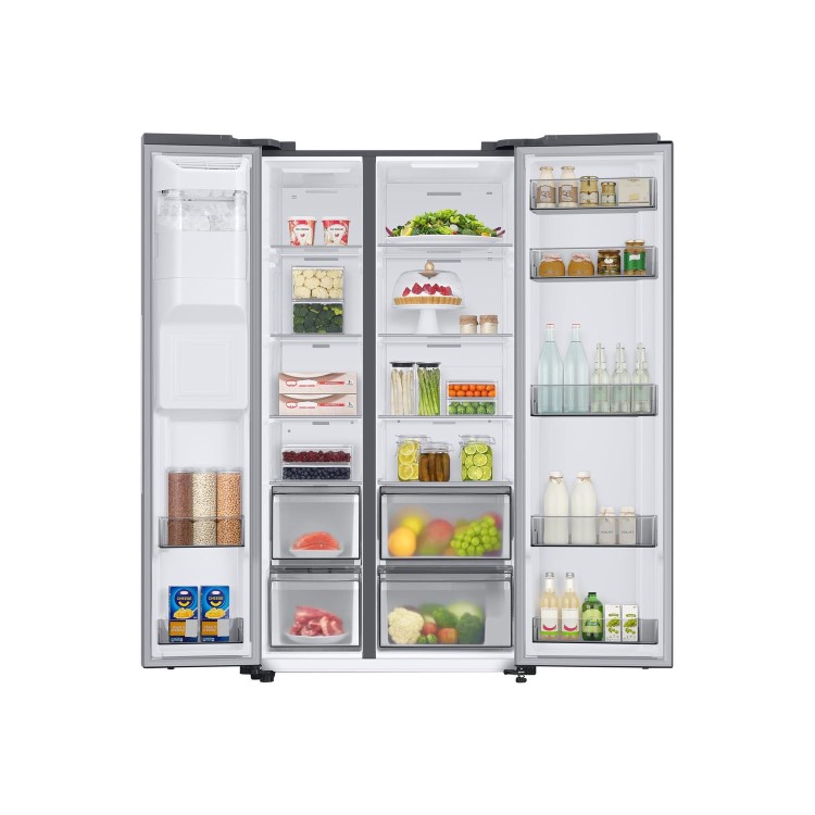 Refurbished Samsung RS68A8820SL/EU Freestanding 609 Litre American Fridge Freezer