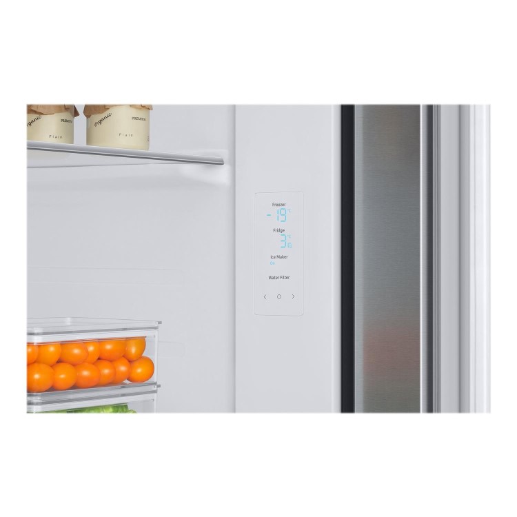 Refurbished Samsung RS68A8820SL/EU Freestanding 609 Litre American Fridge Freezer