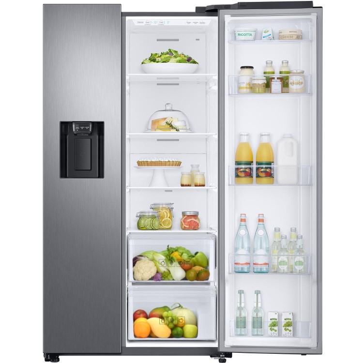 Refurbished Samsung RS68N8220S9 Freestanding 617 Litre Frost Free American Fridge Freezer Stainless Steel