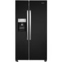 Hisense 535 Litre American Fridge Freezer - Black