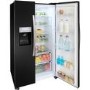 Hisense 535 Litre American Fridge Freezer - Black