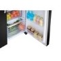 Hisense 535 Litre American Fridge Freezer - Black