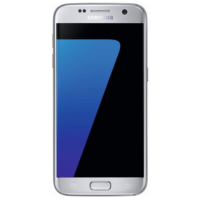 Grade A Samsung Galaxy S7 Flat Silver 5.1" 32GB 4G Unlocked & SIM Free