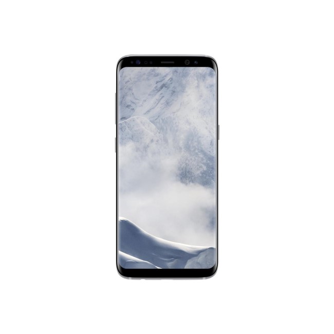 Grade A Samsung Galaxy S8 Artic Silver 5.8" 64GB 4G Unlocked & SIM Free