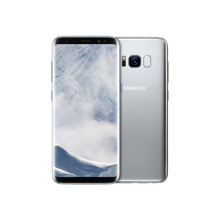 Grade A1 Samsung Galaxy S8 Arctic Silver 5.8" 64GB 4G Unlocked & SIM Free