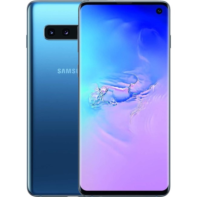 Refurbished Samsung Galaxy S10 Prism Blue 6.1" 128GB 4G Dual SIM Unlocked & SIM Free Smartphone