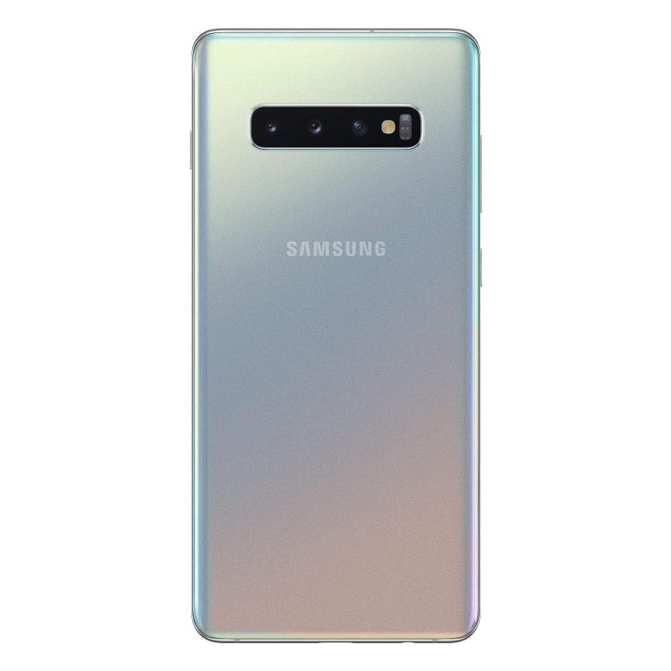 Refurbished Samsung Galaxy S10 Plus Silver 6.4" 128GB 4G Unlocked & SIM Free Smartphone