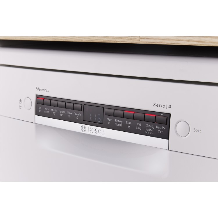 Bosch Series 4 SMS4EMW06G Freestanding 14 Place Dishwasher White