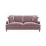 Pink Velvet 3 Seater Sofa - Payton