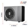 Refurbished - SUPERHEAT MCS Certified 7kW R32 Inverter Air Source Smart Heat Pump – Max Water Temp 60C