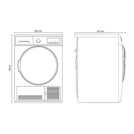 Refurbished Bush TD7CNBCW Freestanding Condenser 7KG Tumble Dryer White